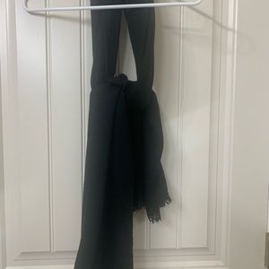 Scarf—black, 70” long